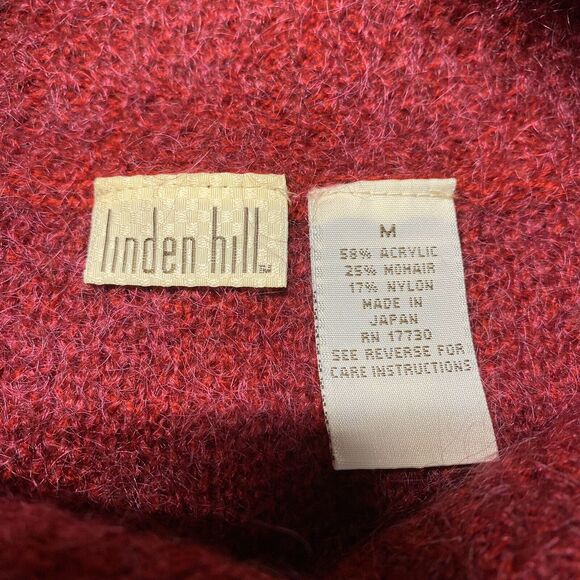 Linden Hill Turtleneck Sweater Sz Medium Mohair Blend Soft Knit Long Sleeve - Picture 4 of 7